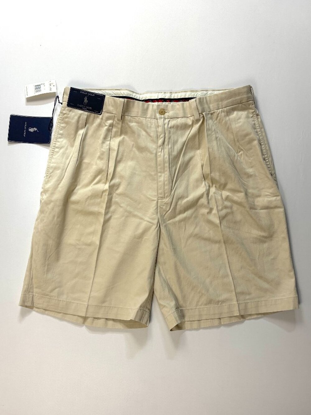 Vintage Polo Golf Ralph Lauren Mens Fairway Shorts Khaki Sz 38 NWT New
